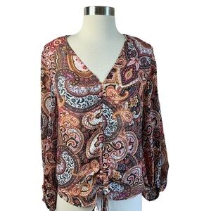 Vince Camuto New with Tags Paisley Top Size Small